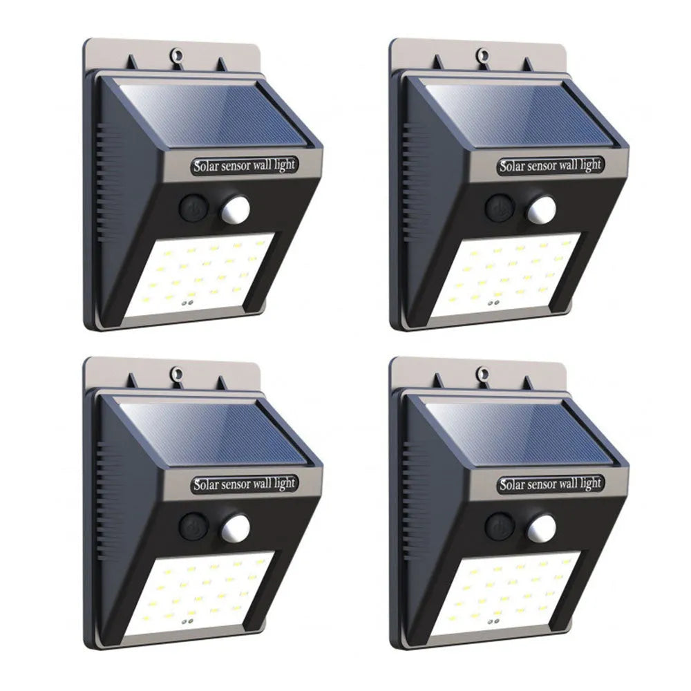 Vibe Geeks Wall Mount 20 LED Motion Sensor Solar Lights